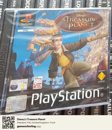 Disney's Treasure Planet PlayStation, United Kingdom box front