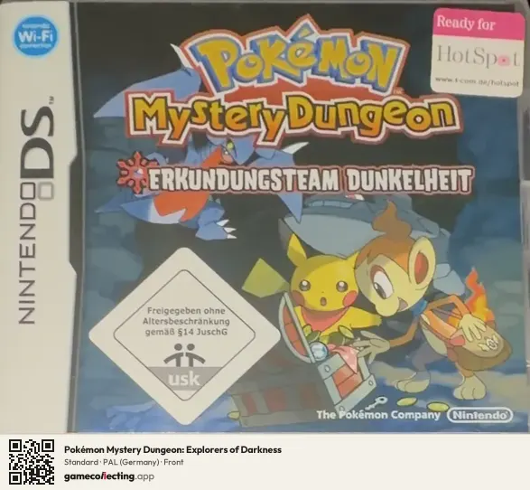 Pokémon Mystery Dungeon: Explorers of Darkness Nintendo DS, Germany box front