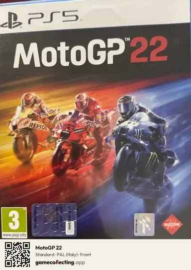 MotoGP 22 PlayStation 5, Italy box front