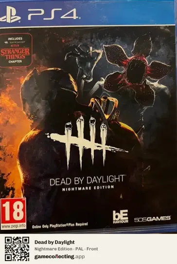Dead by Daylight PlayStation 4, PAL box front