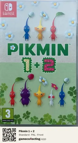 Pikmin 1 + 2 Nintendo Switch, PAL box front