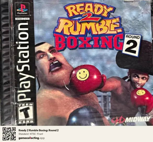Ready 2 Rumble Boxing: Round 2 PlayStation, NTSC box front