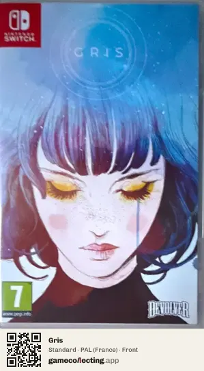 Gris Nintendo Switch, France box front