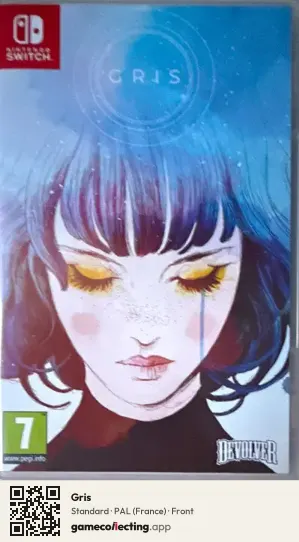 Gris Nintendo Switch, France box front