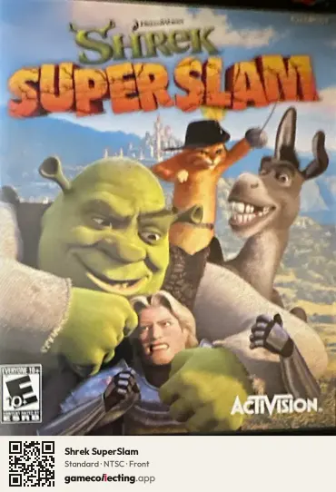 Shrek SuperSlam PlayStation 2, NTSC box front