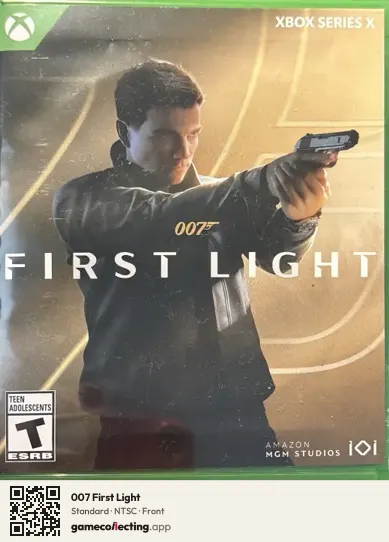 007 First Light Xbox Series X, NTSC box front