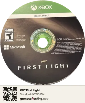 007 First Light Xbox Series X, NTSC disc