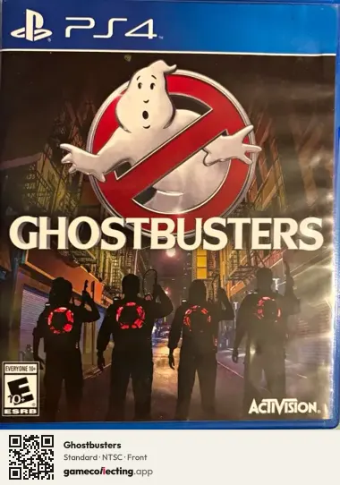 Ghostbusters PlayStation 4, NTSC box front
