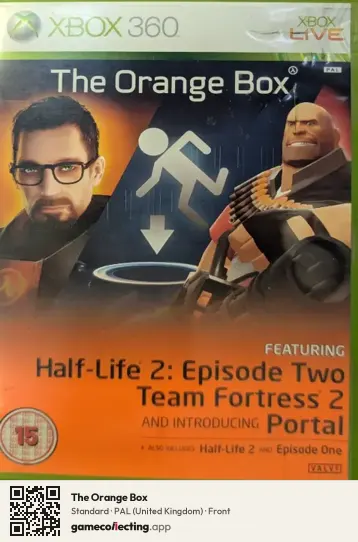The Orange Box Xbox 360, United Kingdom box front