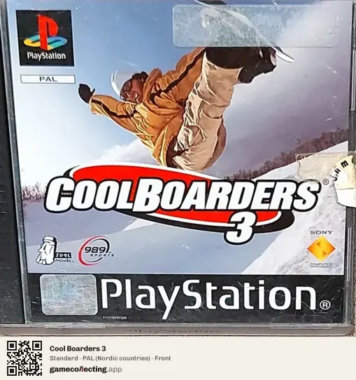 Cool Boarders 3 PlayStation, Nordic countries box front