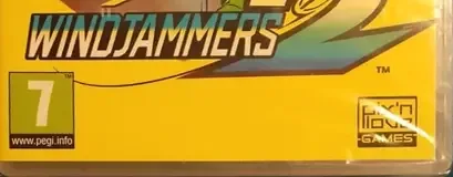 Windjammers 2, the PEGI square on its front
