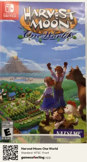 Harvest Moon: One World Nintendo Switch, NTSC box front