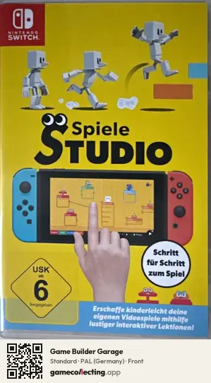 Game Builder Garage Nintendo Switch, Germany box front