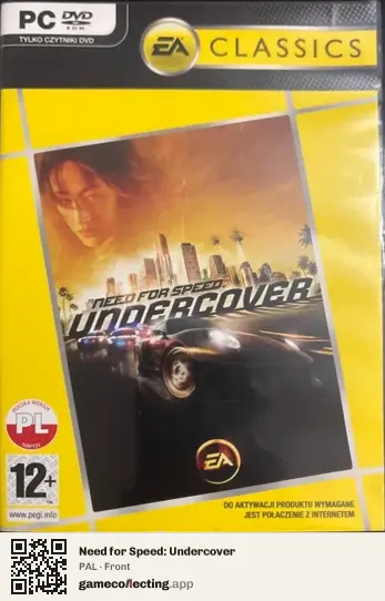 Need for Speed: Undercover Computer, PAL box front