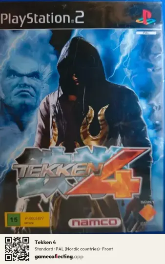 Tekken 4 PlayStation 2, Nordic countries box front