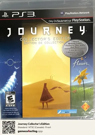 Journey Collector's Edition PlayStation 3, Canada box front