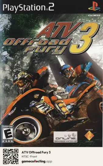 ATV Offroad Fury 3 PlayStation 2, NTSC box front