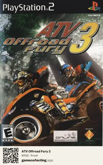 ATV Offroad Fury 3 PlayStation 2, NTSC box front