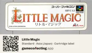 Little Magic Super Nintendo Entertainment System, Asia cartridge label