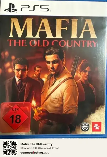 Mafia: The Old Country PlayStation 5, Germany box front