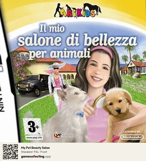 My Pet Beauty Salon Nintendo DS, PAL box front