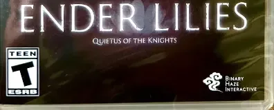 Ender Lilies: Quietus of the Knights, the ESRB box on its front