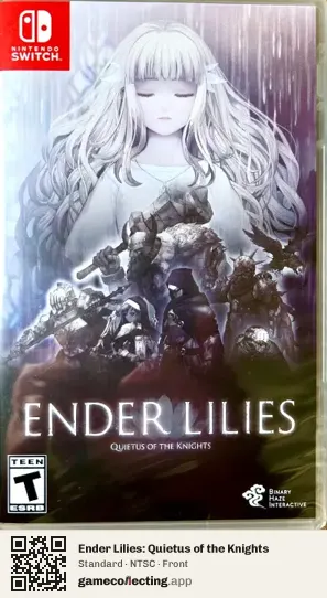 Ender Lilies: Quietus of the Knights Nintendo Switch, NTSC box front