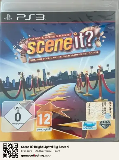 Scene It? Bright Lights! Big Screen! PlayStation 3, Germany box front