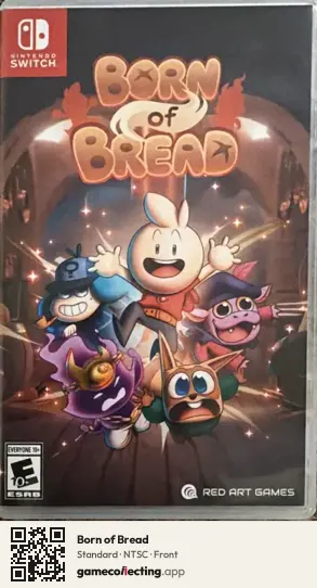 Born of Bread Nintendo Switch, NTSC box front