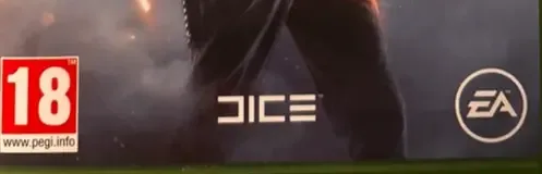 Battlefield 1, the PEGI square on its front