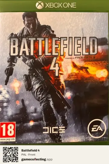 Battlefield 4 Xbox One, PAL box front