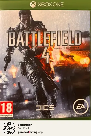 Battlefield 4 Xbox One, PAL box front