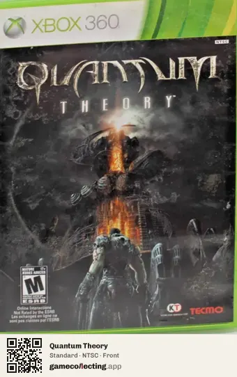 Quantum Theory Xbox 360, NTSC box front