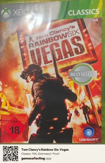 Tom Clancy's Rainbow Six: Vegas Xbox 360, Germany box front