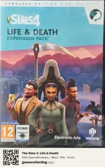 The Sims 4: Life & Death Computer, PAL box front