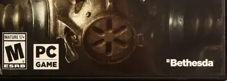 Fallout 4, the ESRB box on its front