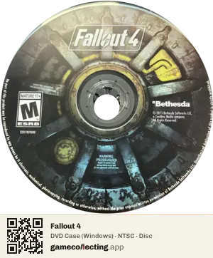 Fallout 4 Computer, NTSC disc