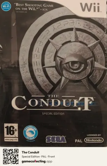 The Conduit Nintendo Wii, PAL box front