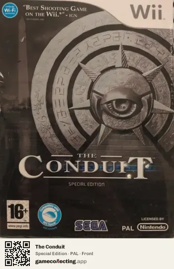 The Conduit Nintendo Wii, PAL box front