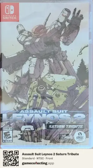 Assault Suit Leynos 2 Saturn Tribute Nintendo Switch, NTSC box front