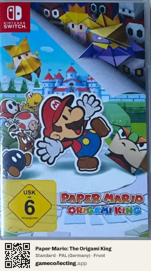 Paper Mario: The Origami King Nintendo Switch, Germany box front