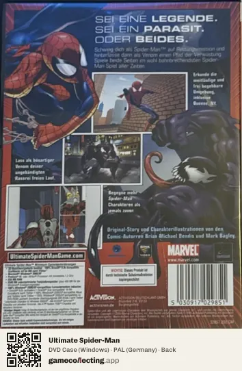 Ultimate Spider-Man Computer, Germany box back