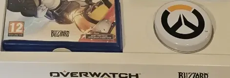 Overwatch, the PEGI square on its front