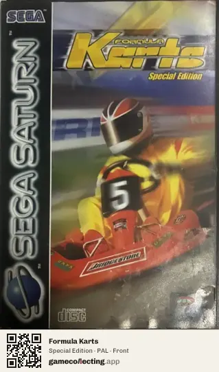 Formula Karts Sega Saturn, PAL box front
