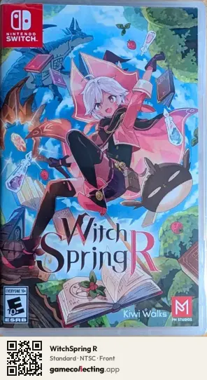 WitchSpring R Nintendo Switch, NTSC box front