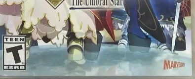 Fate/Extella: The Umbral Star, the ESRB box on its front