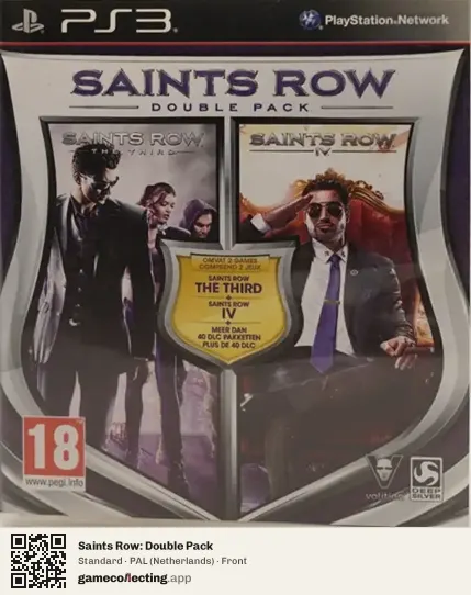 Saints Row: Double Pack PlayStation 3, Netherlands box front