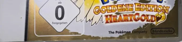 Pokémon HeartGold Version, the USK square on its front