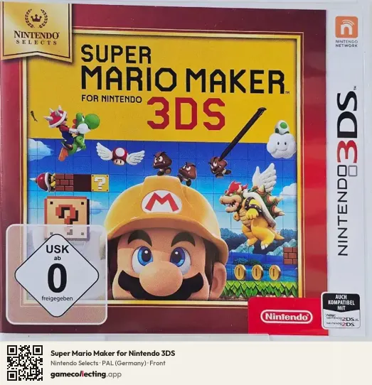 Super Mario Maker for Nintendo 3DS Nintendo 3DS, Germany box front