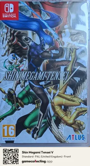 Shin Megami Tensei V Nintendo Switch, United Kingdom box front